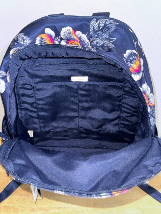 Vera Bradley Bancroft Backpack Nylon Seurat Floral NWT main image 8